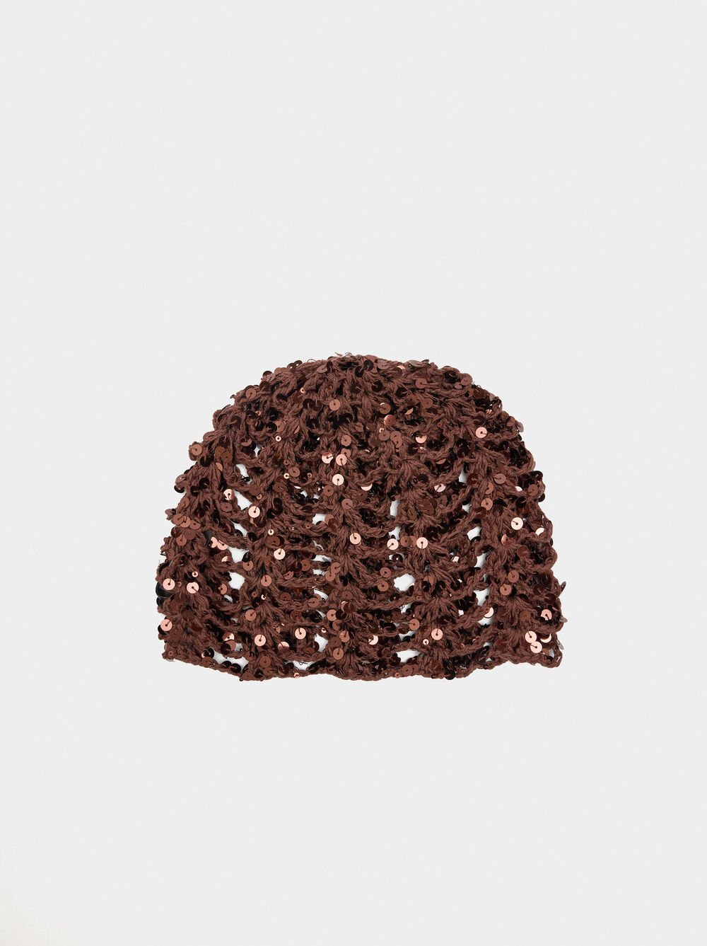 Gorro de algodón con lentejuelas