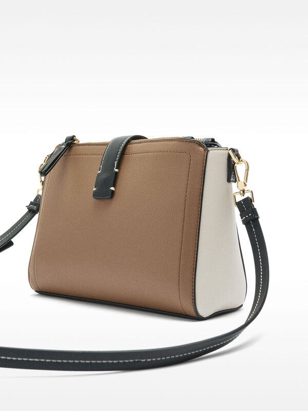 Crossbody bag with texture