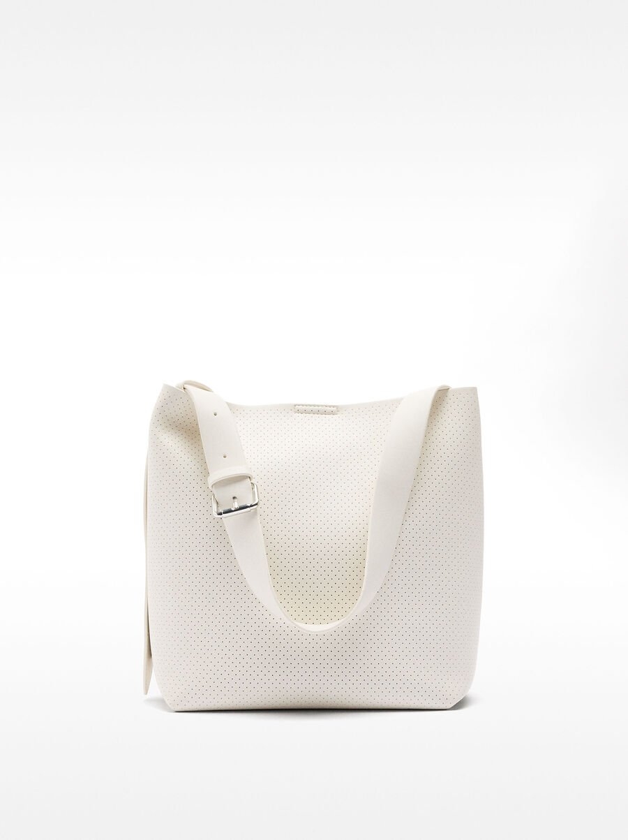 Borsa a spalla con texture