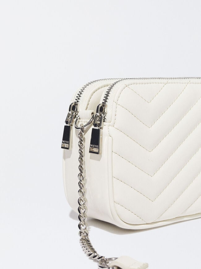 Quilted Crossbody Bag With Chain image number 1.0