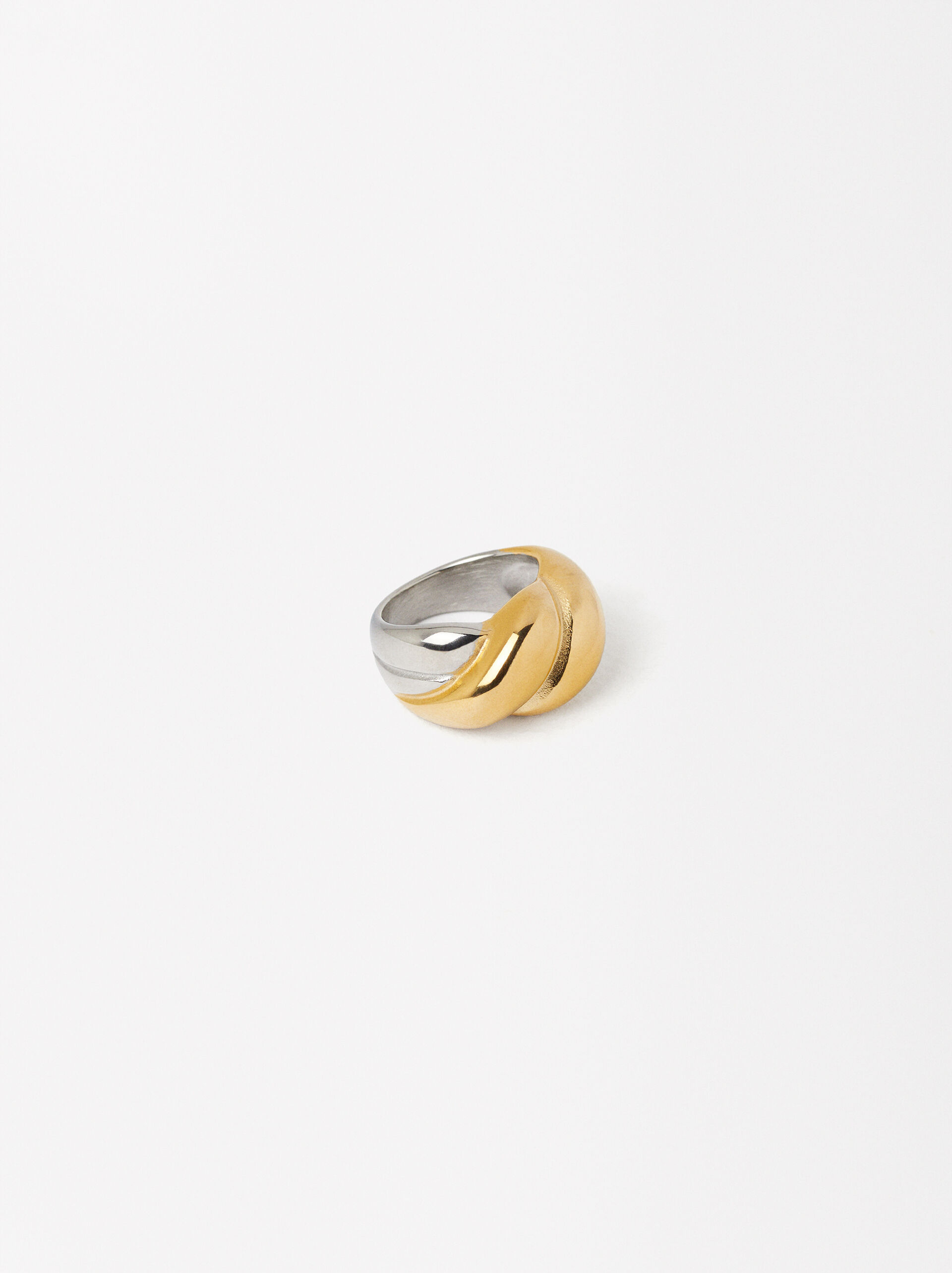 Braided Ring - Stainless Steel image number 3.0