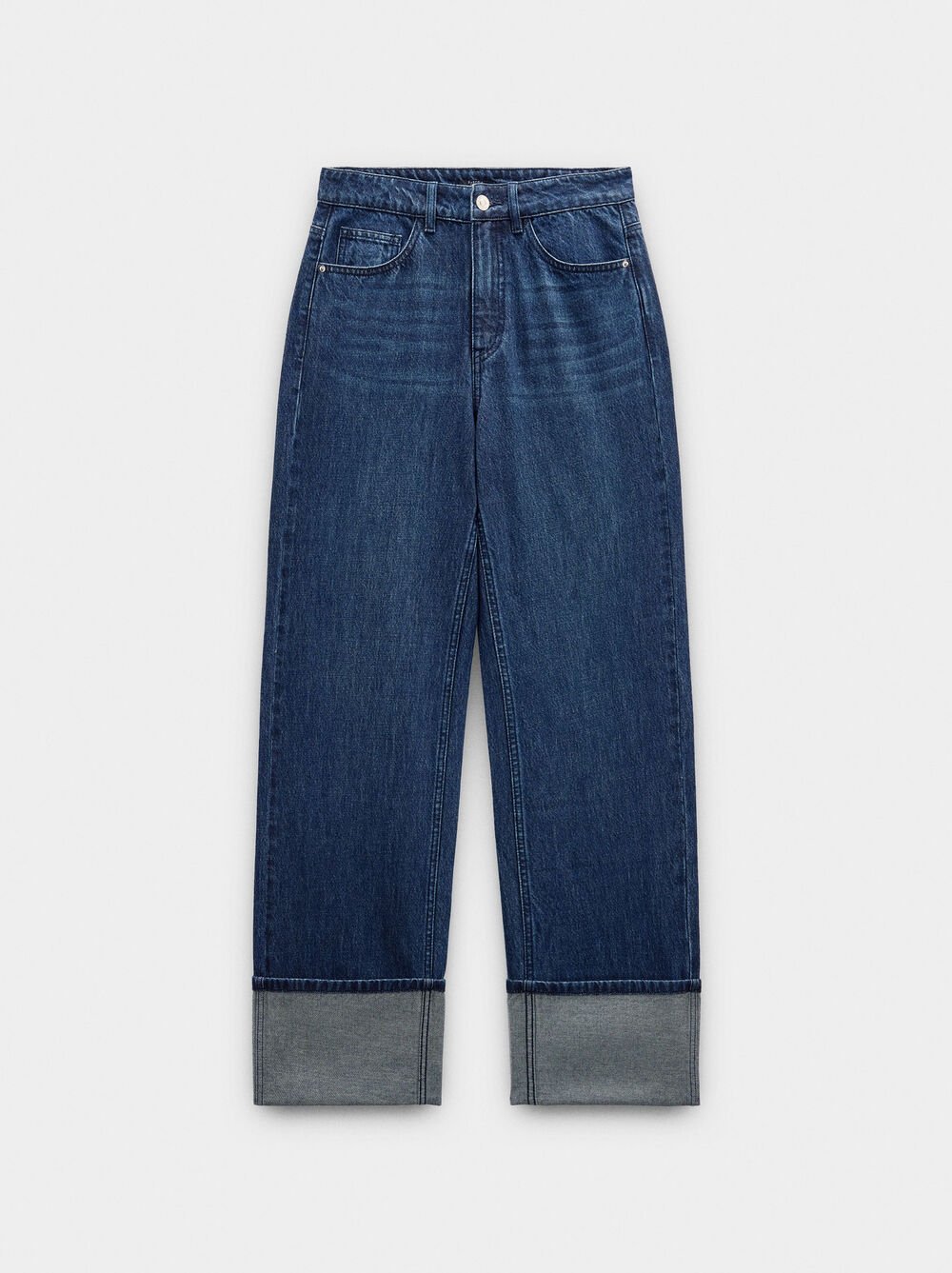 100% cotton denim trousers