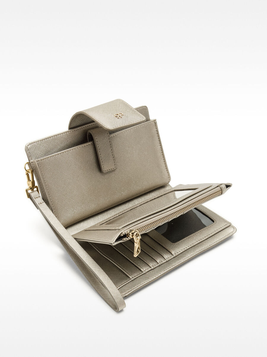 Wallet with hand strap