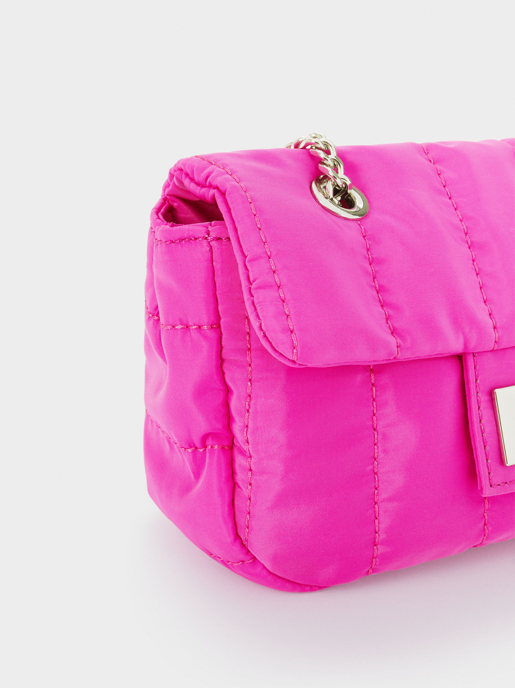 quilted nylon crossbody bag