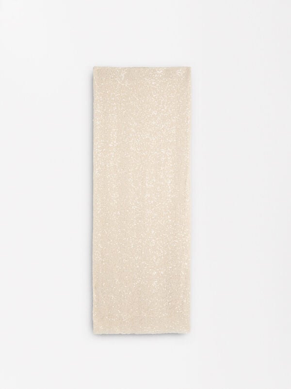 Skirt with sequins