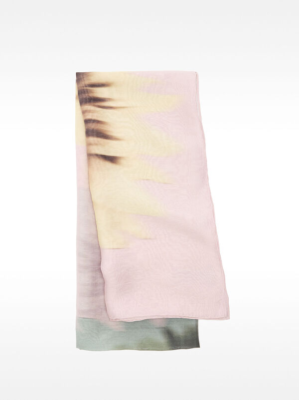 Floral print scarf