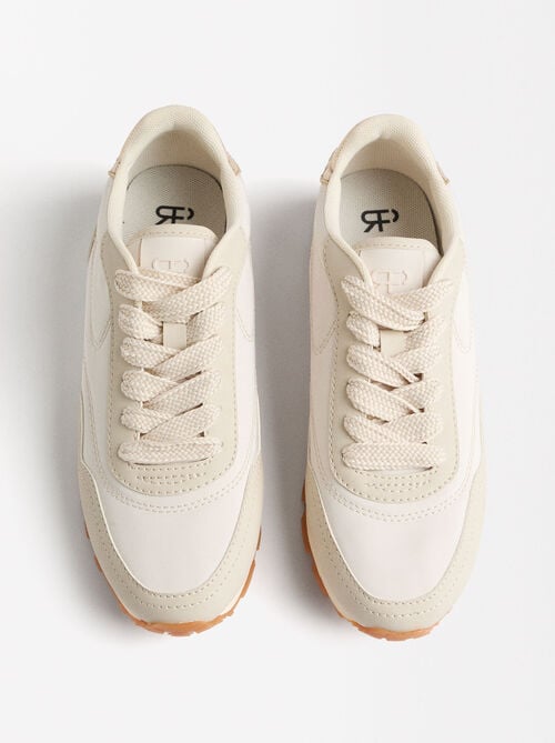 Combined nylon sneakers