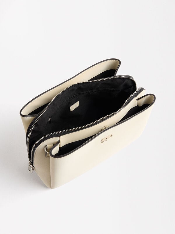 Soft texture crossbody bag