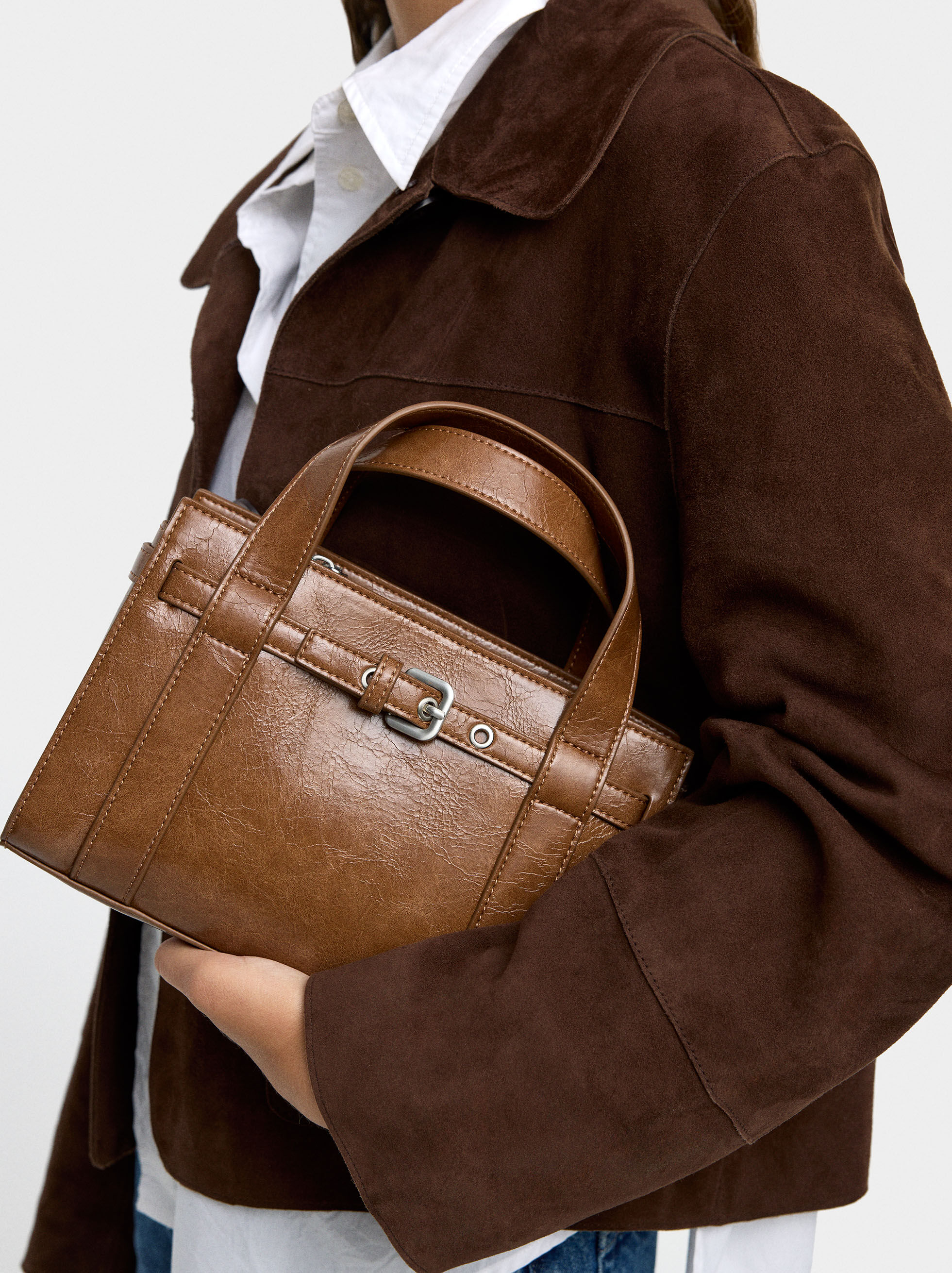Tote-Tasche mit Schnalle