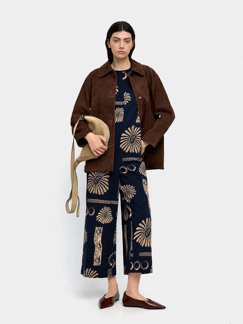 Printed jumpsuit 100% cotton