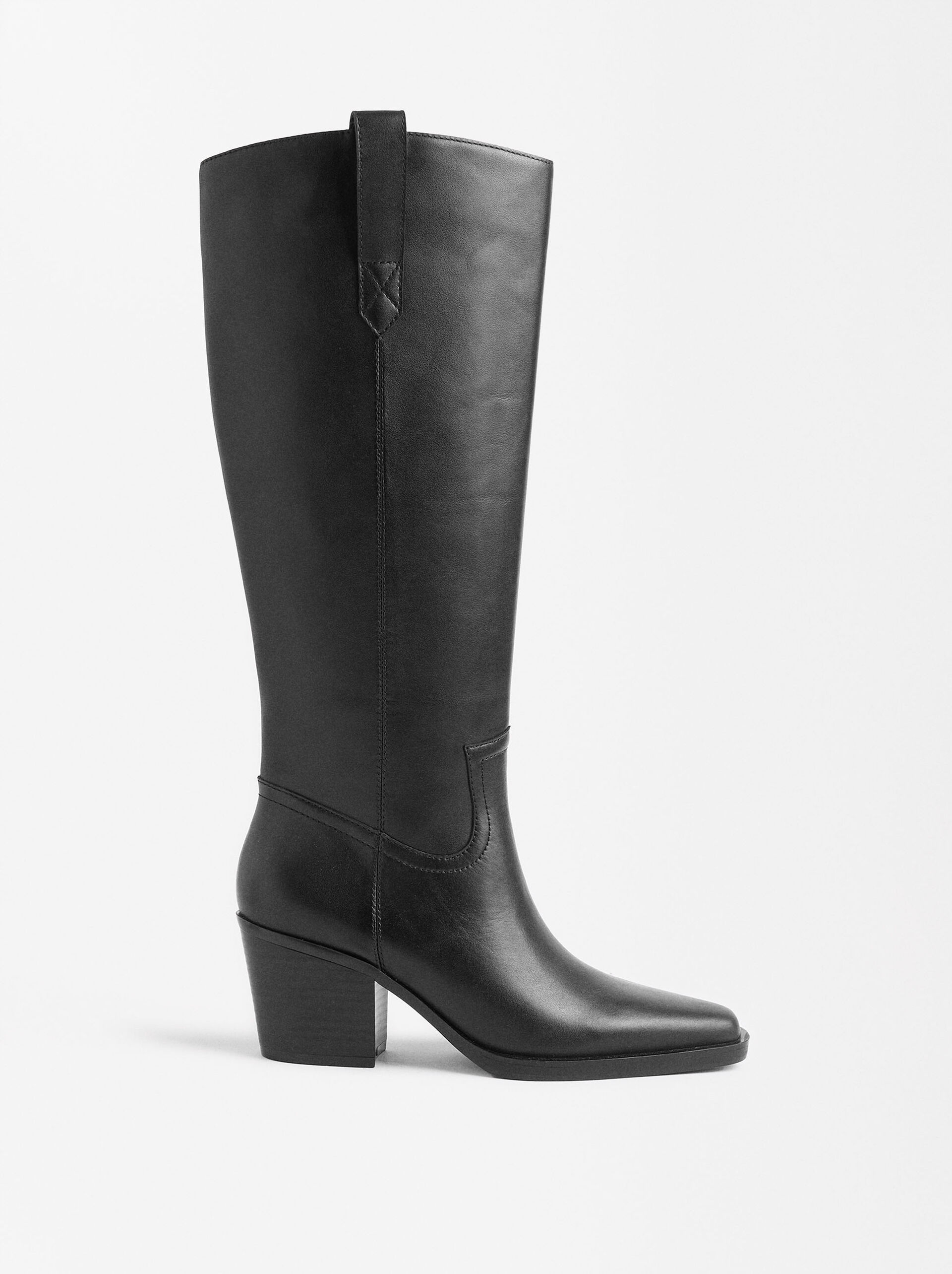 ONLINE EXCLUSIVE - Wysokie skórzane buty image number 2.0