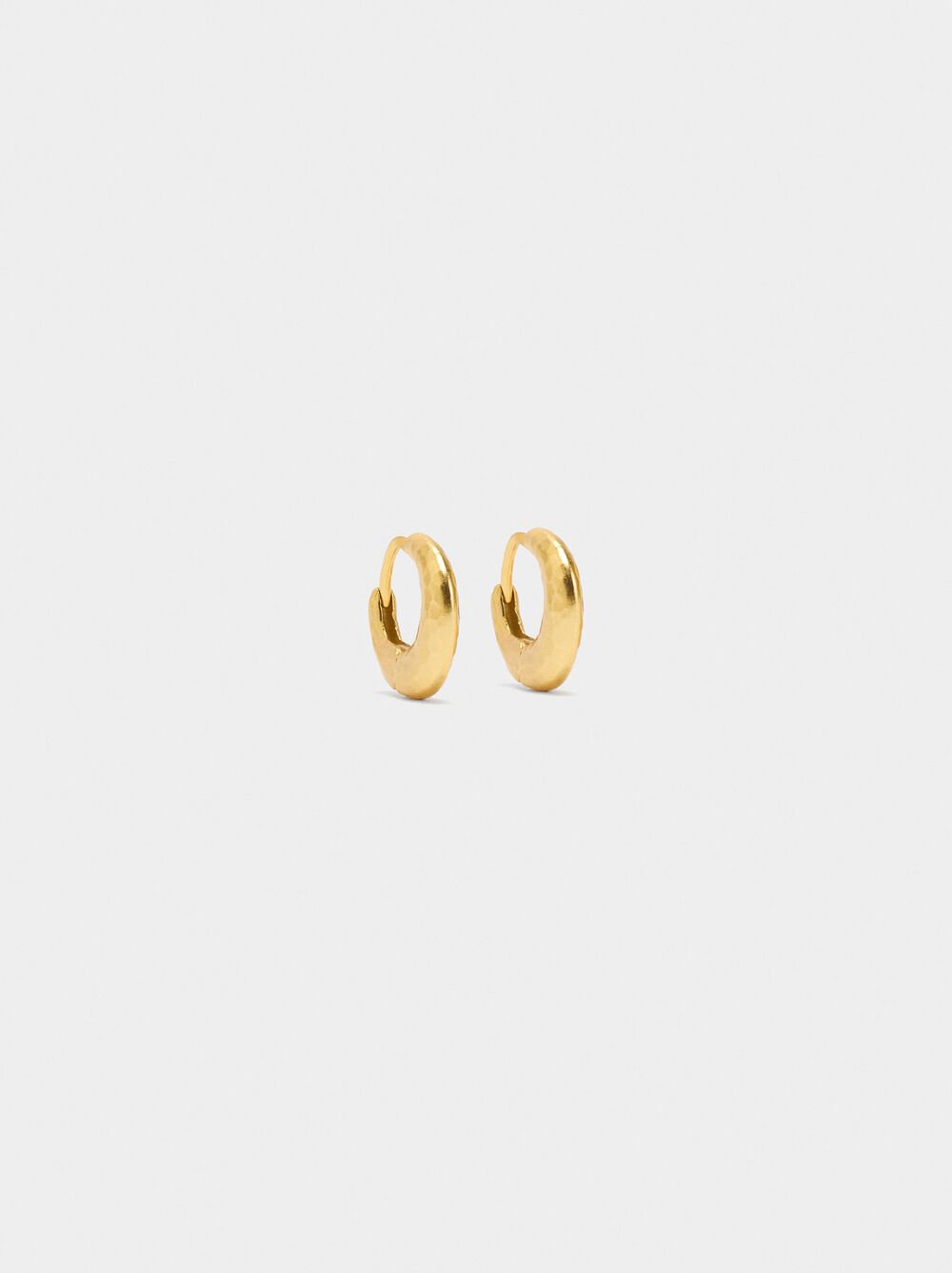 Irregular hoop earrings – 925 sterling silver