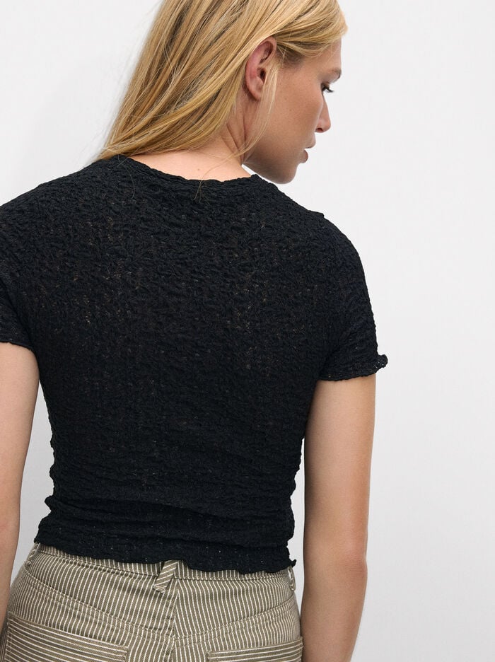 Camiseta con textura