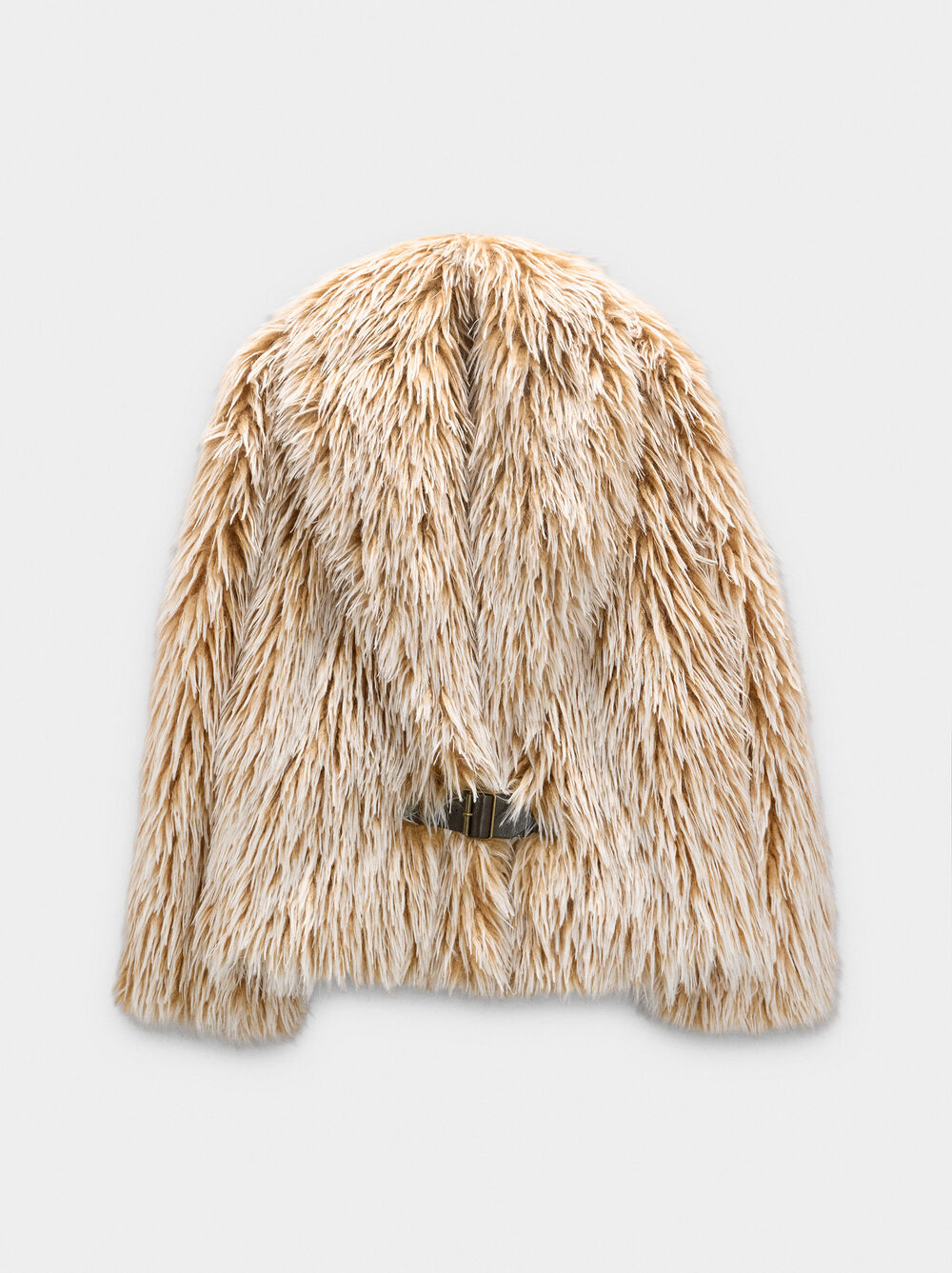 Faux fur effect jacket