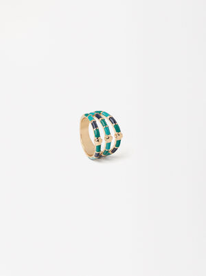 Multicolored Triple Ring image number 2.0