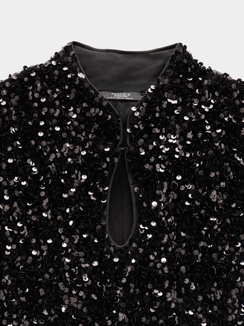 Long midi dress with sequins