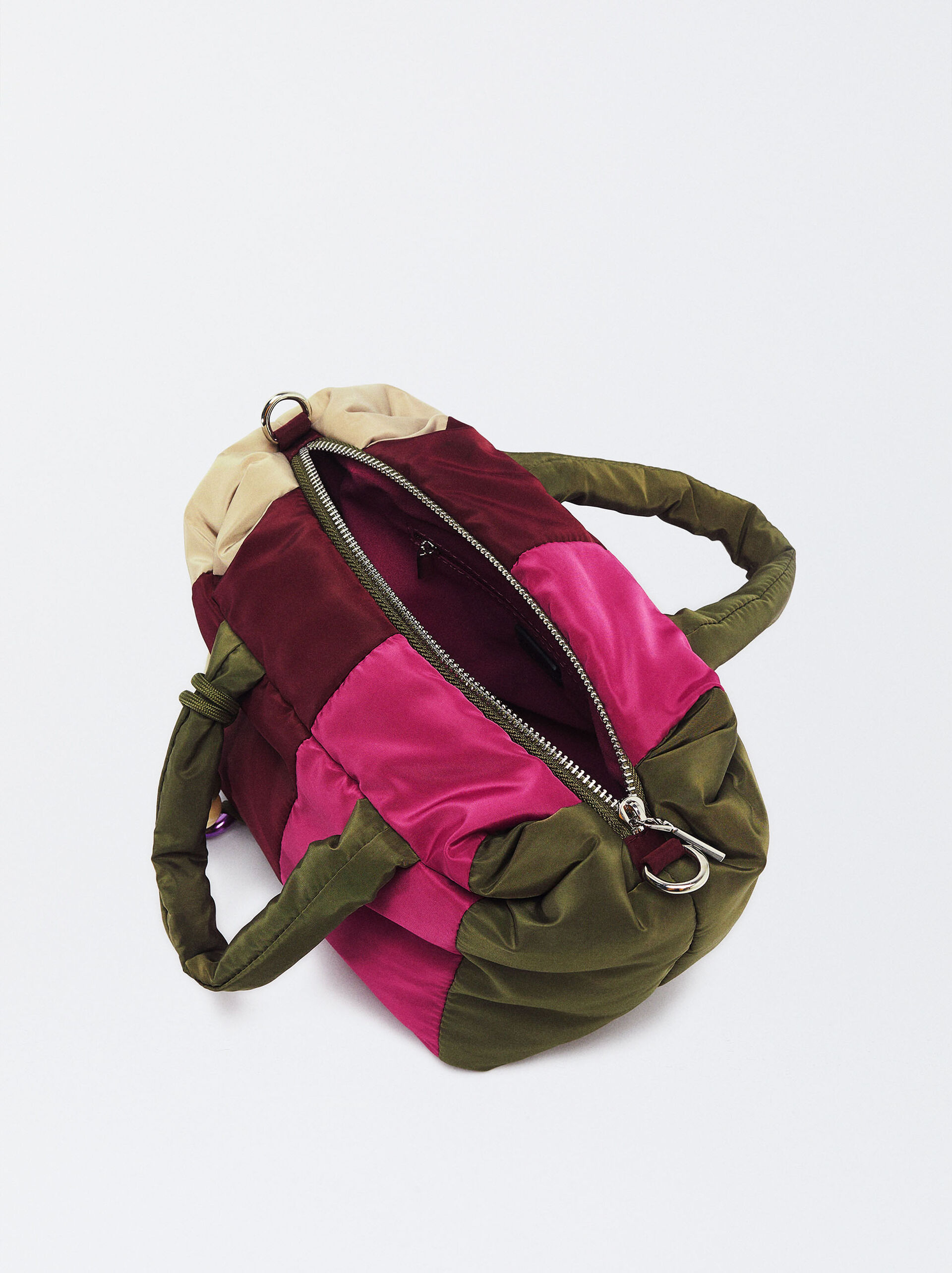 Bolso Shopper Con Rayas M image number 3.0