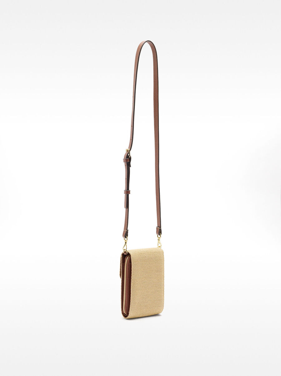 Straw-effect phone case