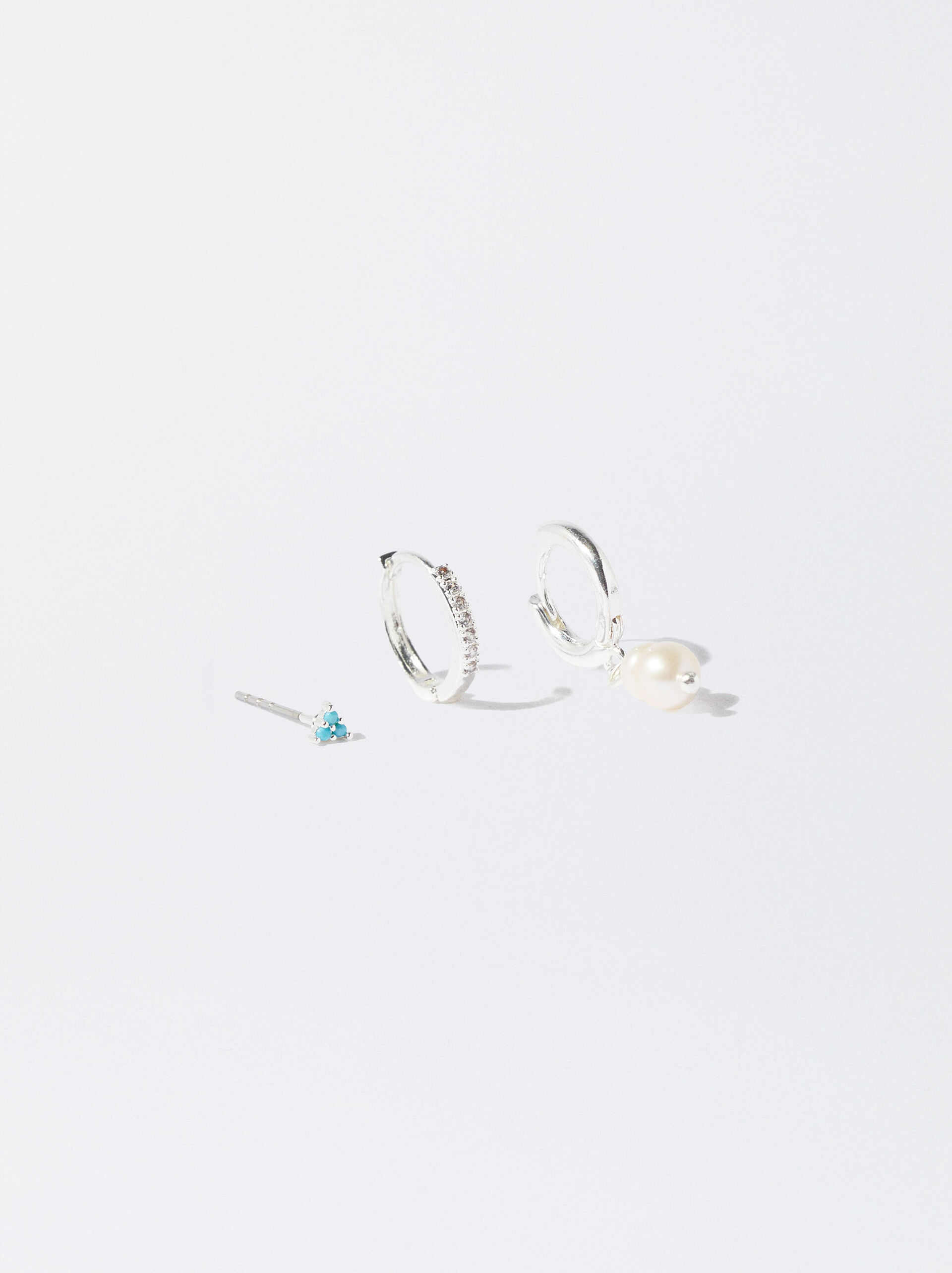 Set Of Earrings With Freshwater Pearls image number 0.0