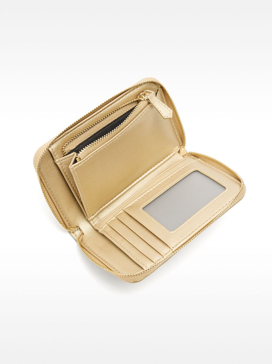 Wallet with zipper