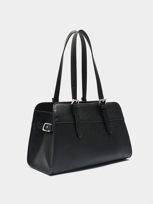 Bolso tote con textura