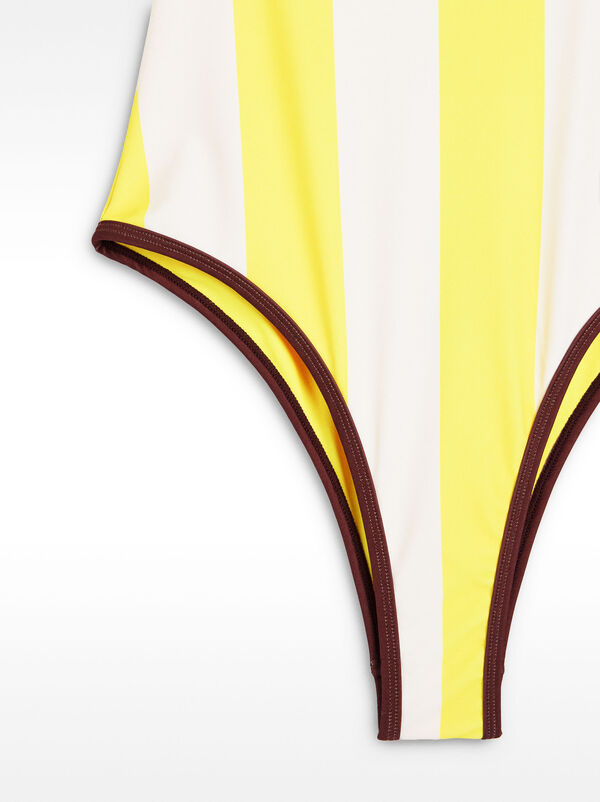 Striped swimsuit