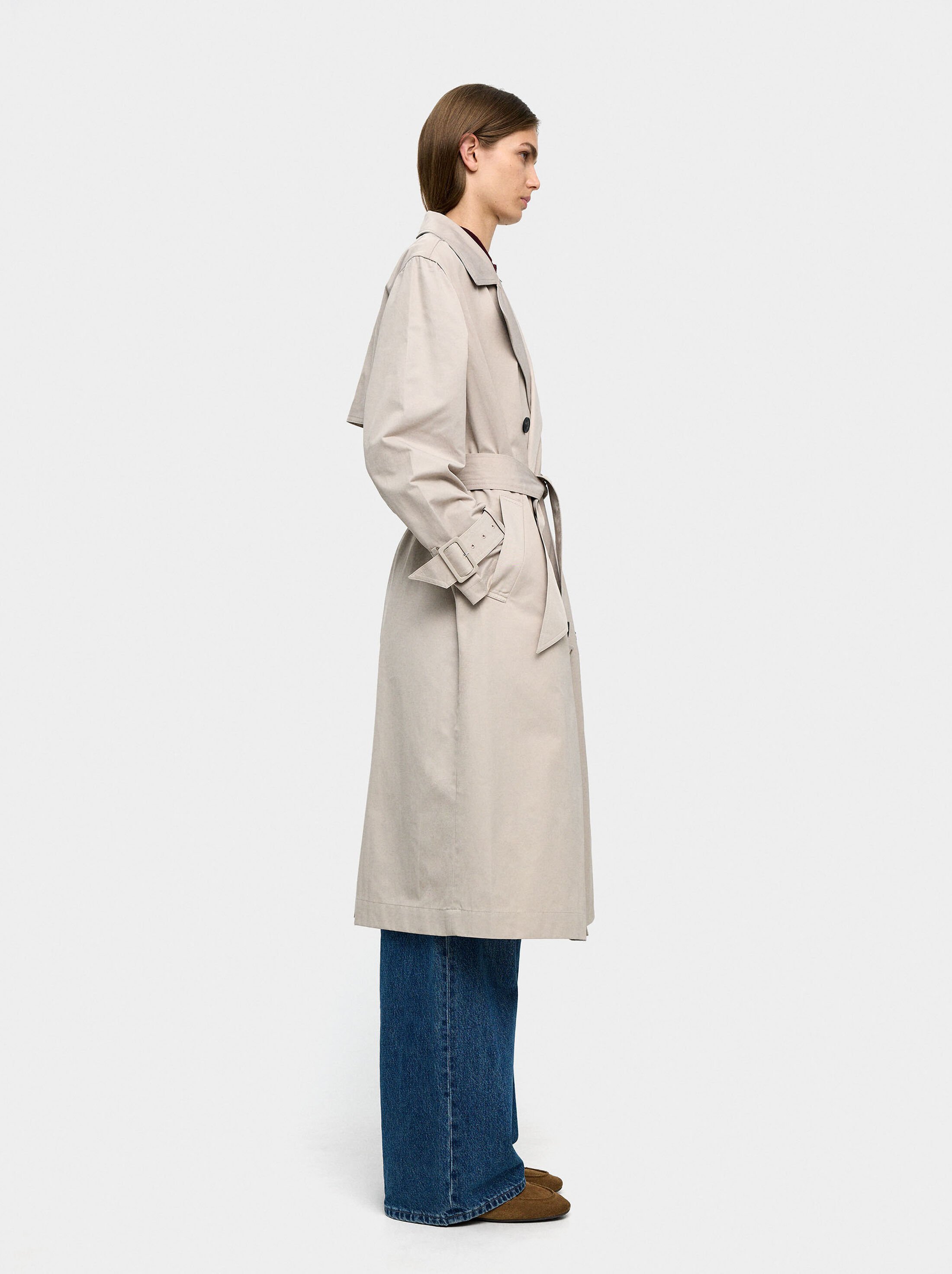 Gabardina de algodón image number 4.0