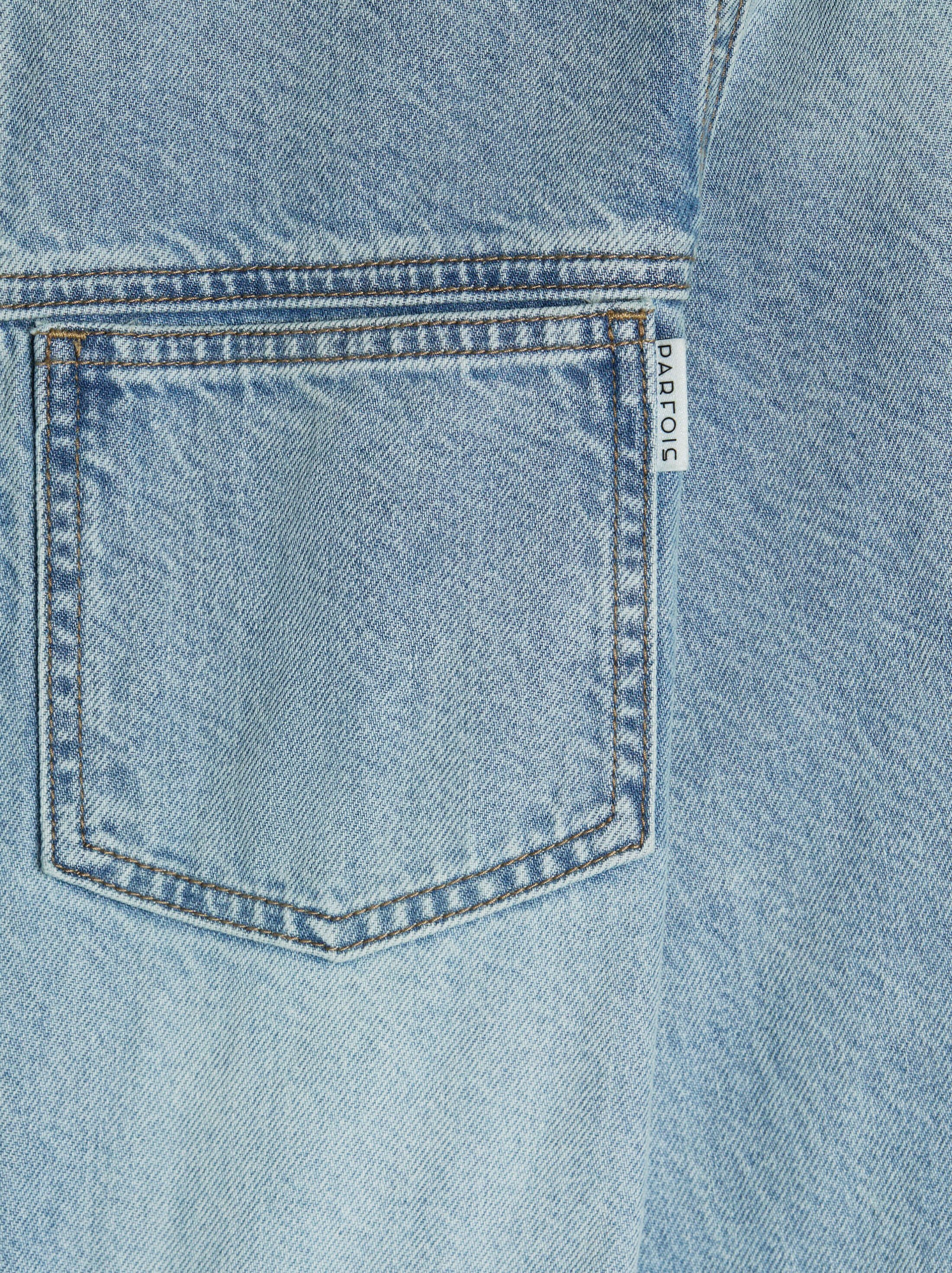 Denim jumpsuit 100% cotton image number 5.0