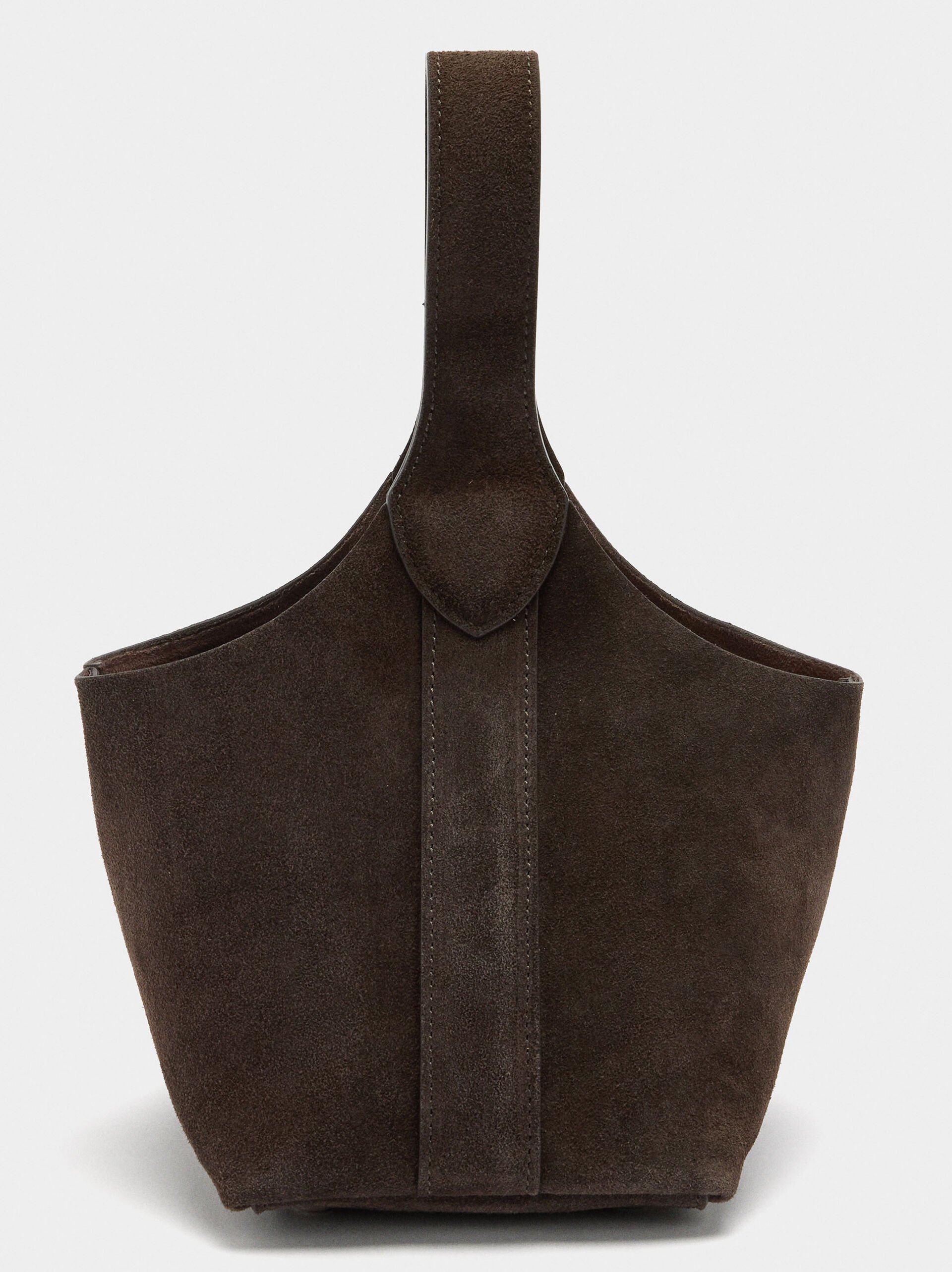 Suede bucket bag image number 1.0