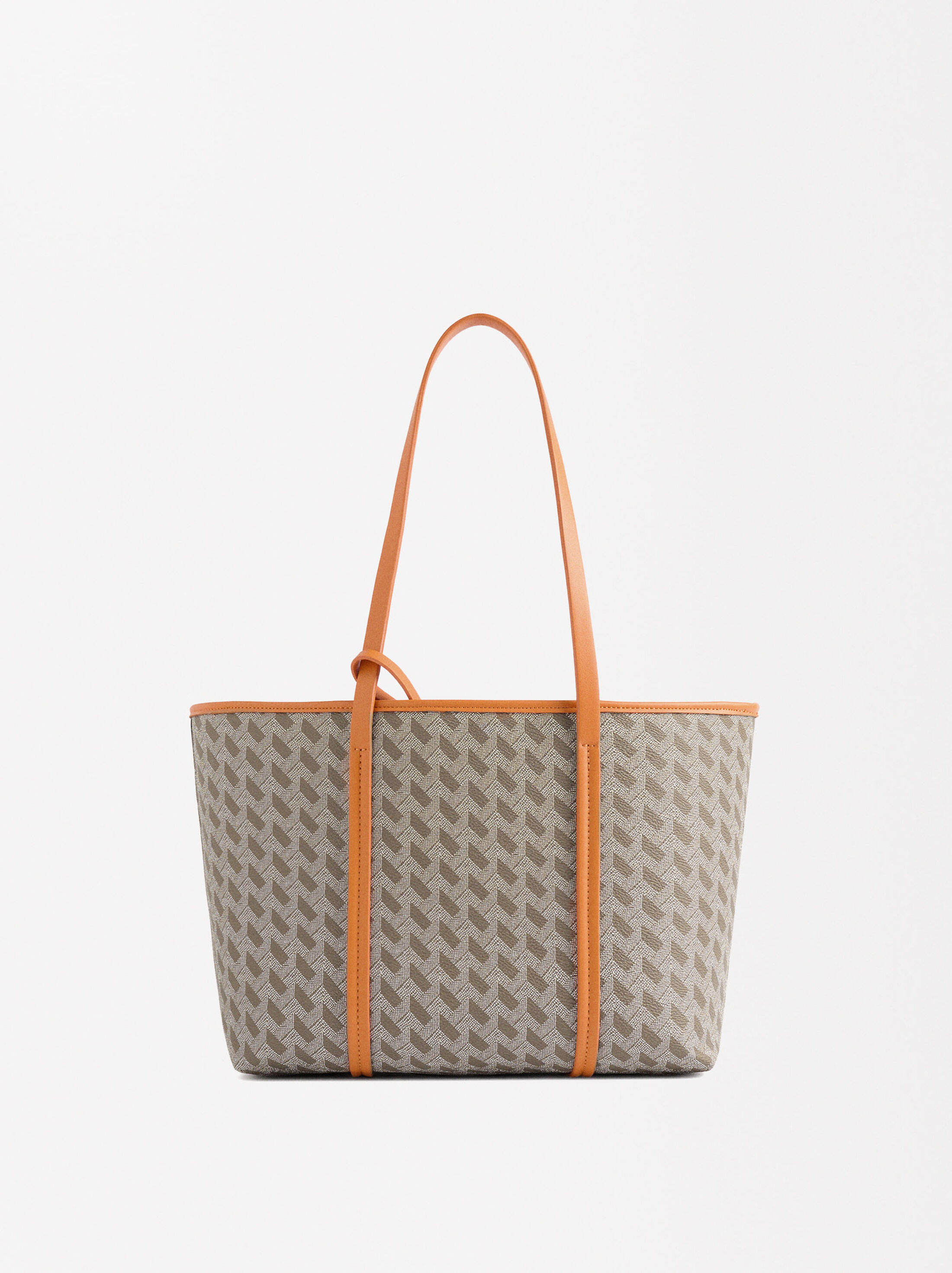 Bolso tote estampado image number 0.0