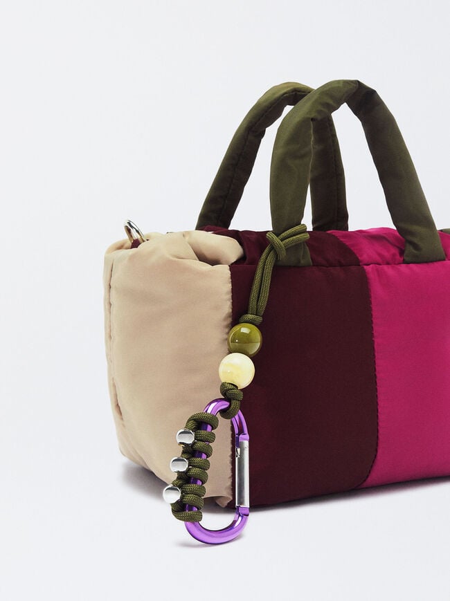 Bolso Shopper Con Rayas M image number 1.0