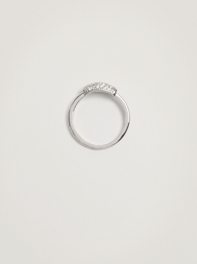 Pinky Finger Silver Ring, Silver, hi-res