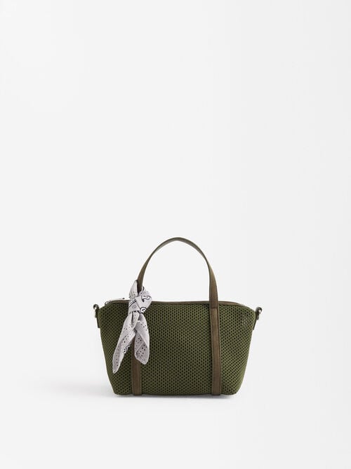 Bolso tote de rejilla