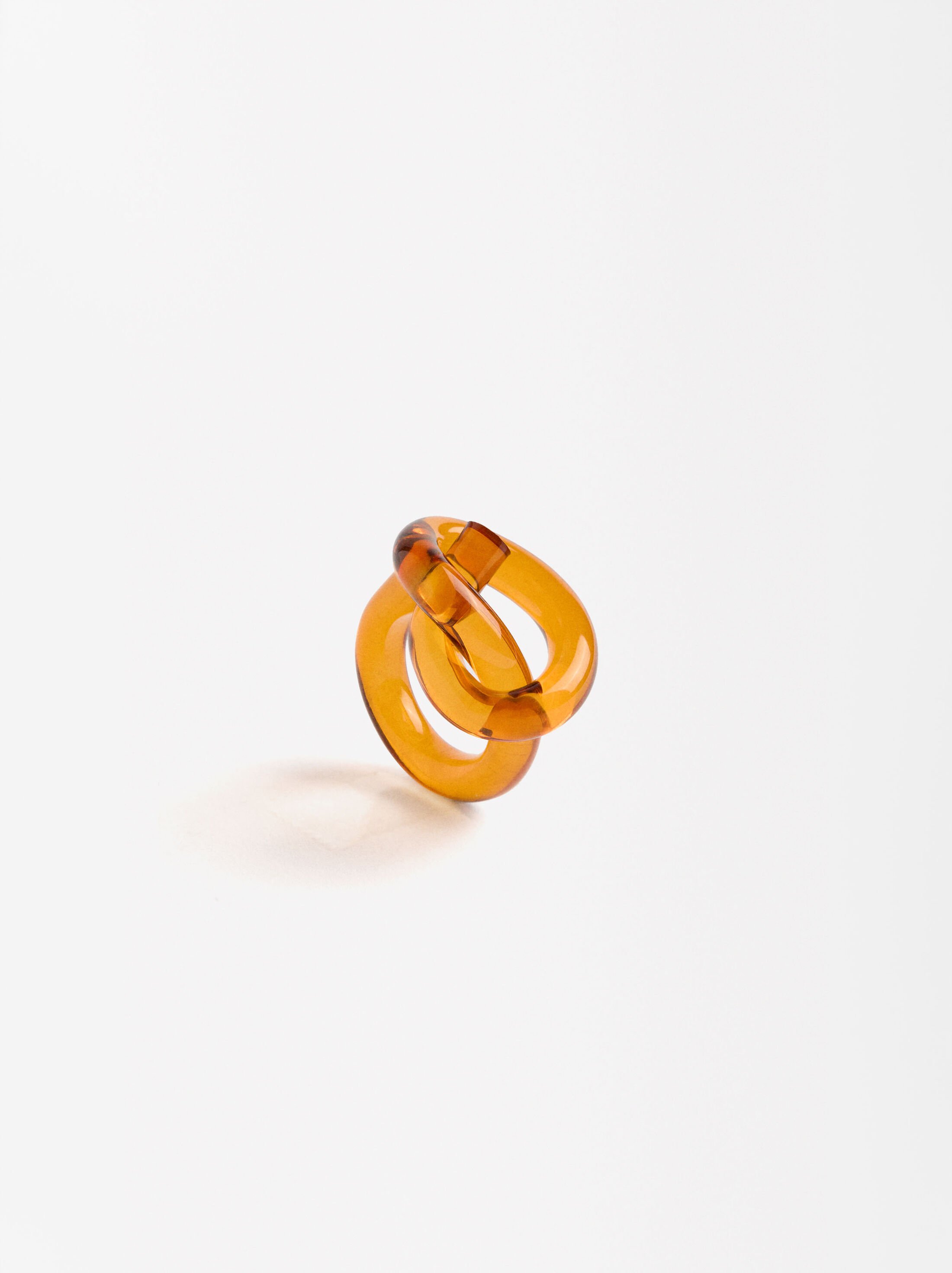 Heart ring in resin image number 3.0
