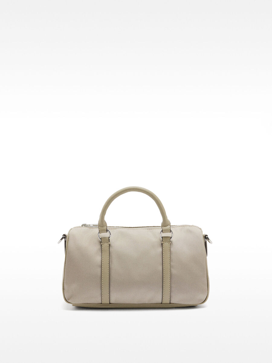 Nylon tote bag with strap 