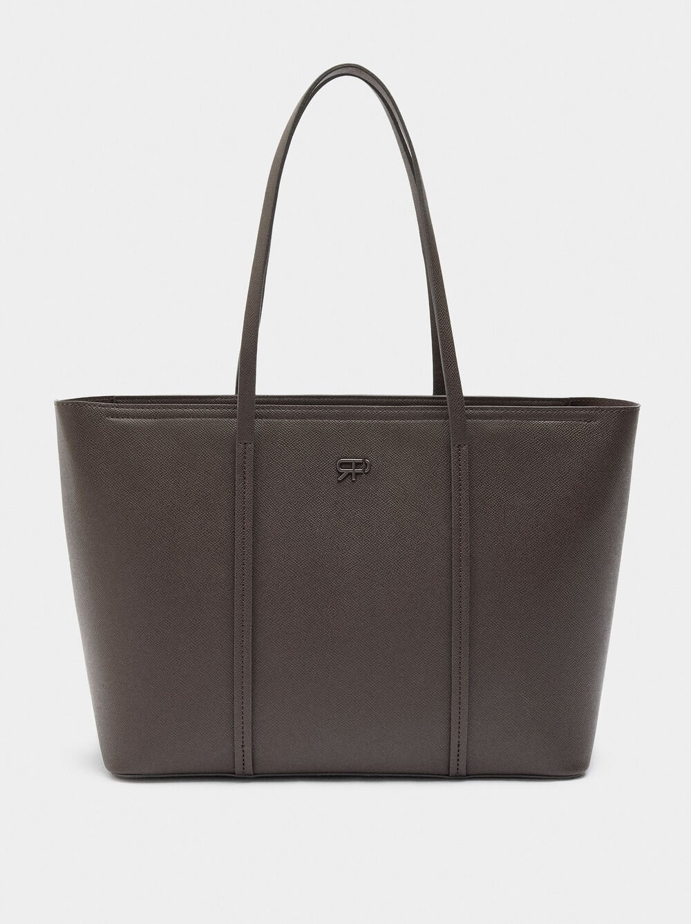 Shopper bag with zipper