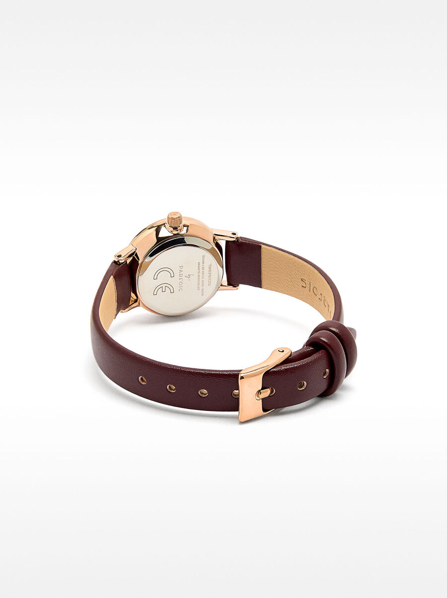 Textured bracelet watch