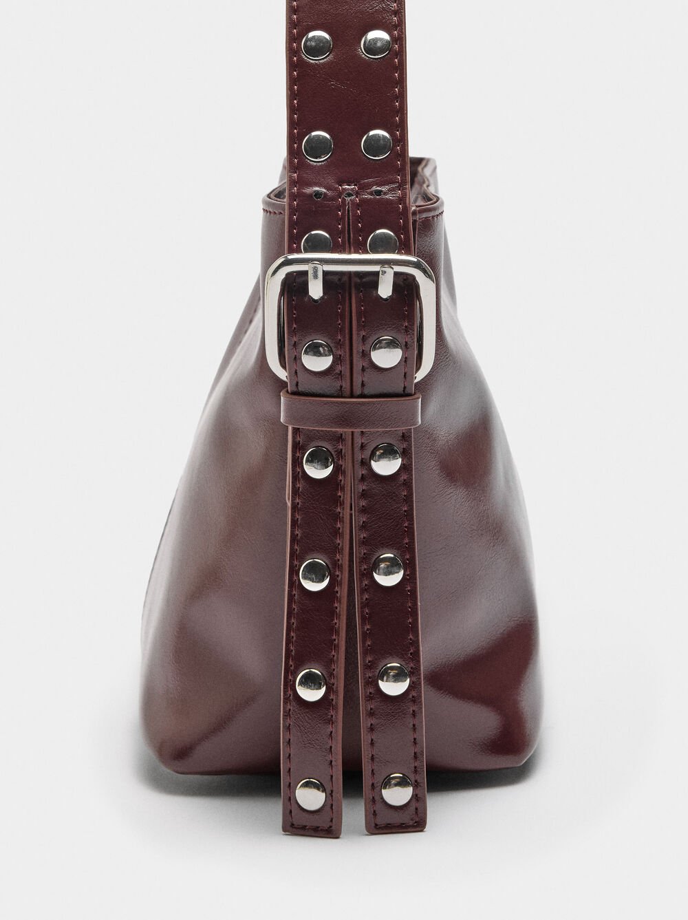 Bucket bag with studs