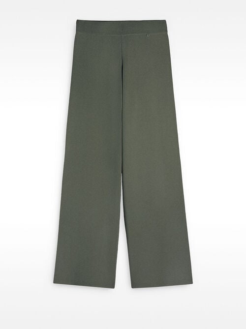 Elastic waist knit pants