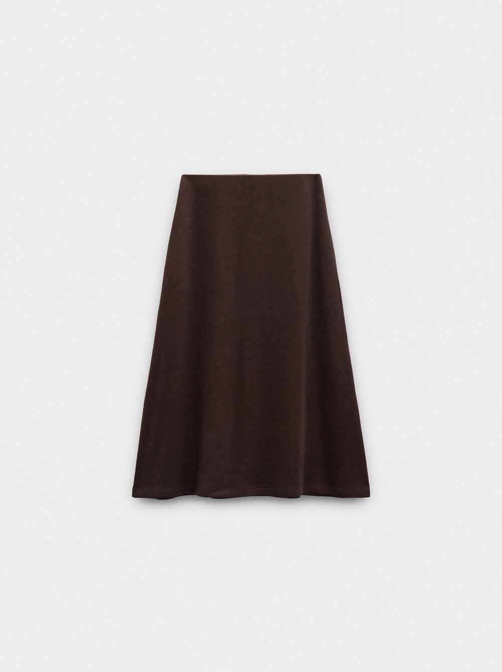 Falda midi cintura elástica