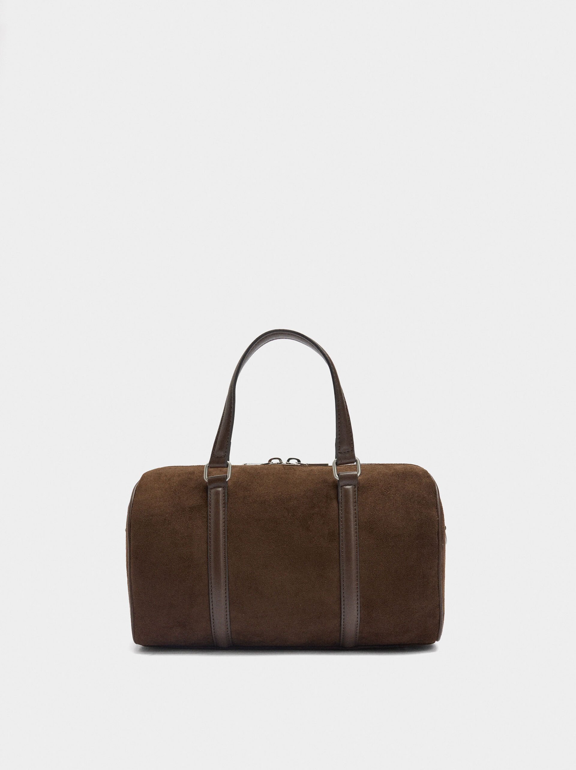 Bowling bag with suede effect image number 0.0
