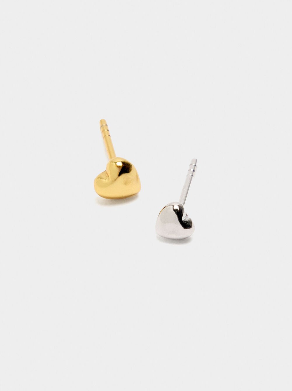 Heart earrings set - 925 sterling silver