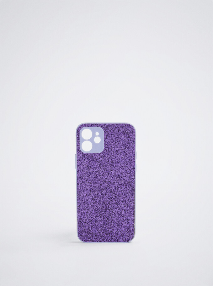 Iphone 12 Phone Case, Purple, hi-res