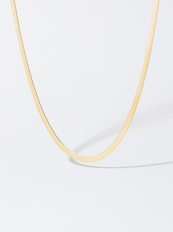 Stainless Steel Golden Necklace