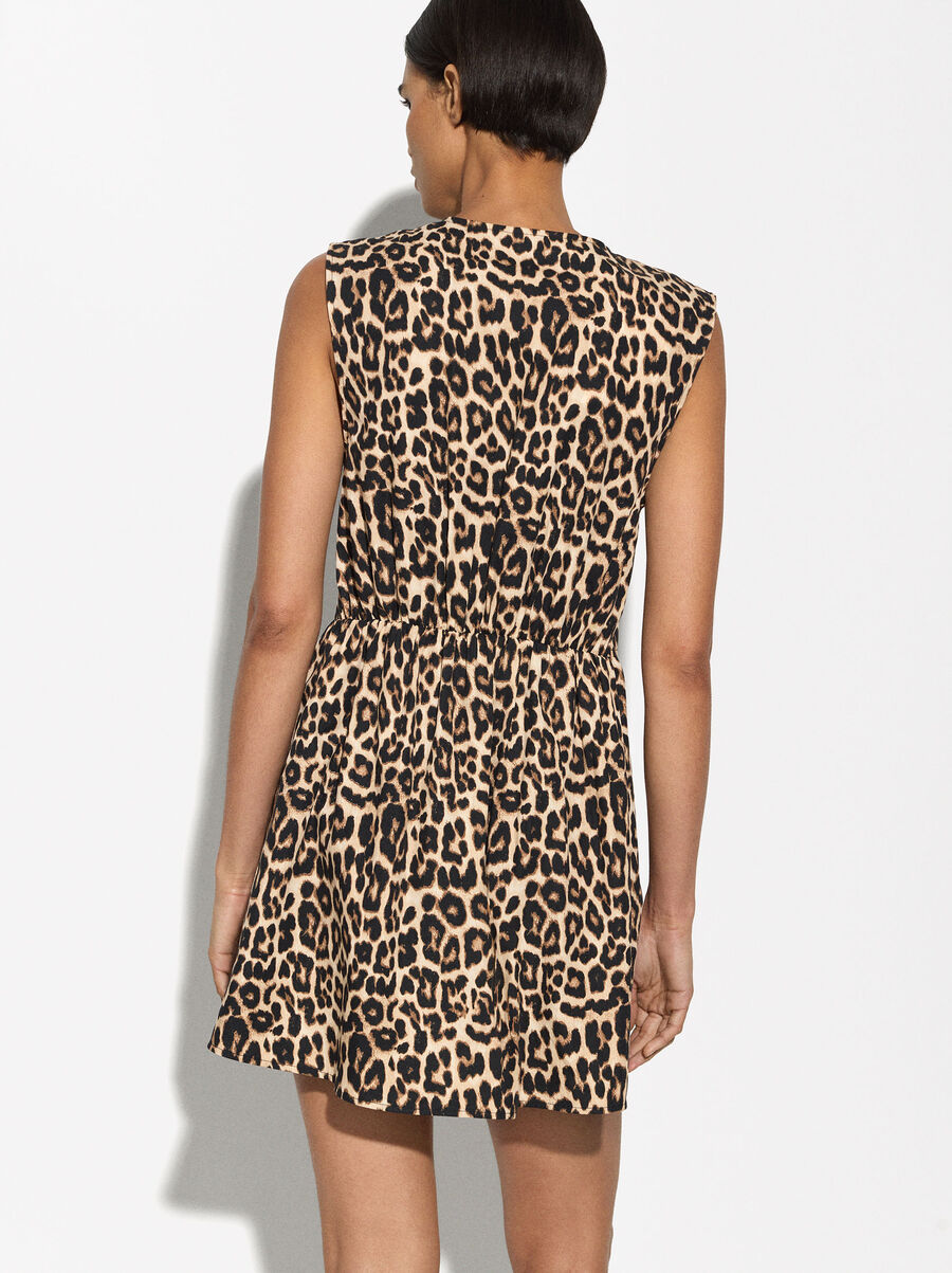 Leopard print dress