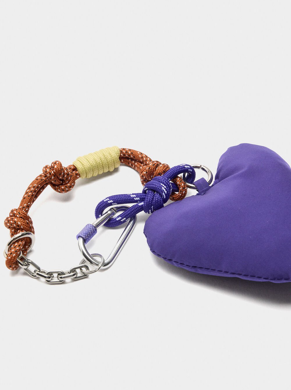 Heart keychain charm