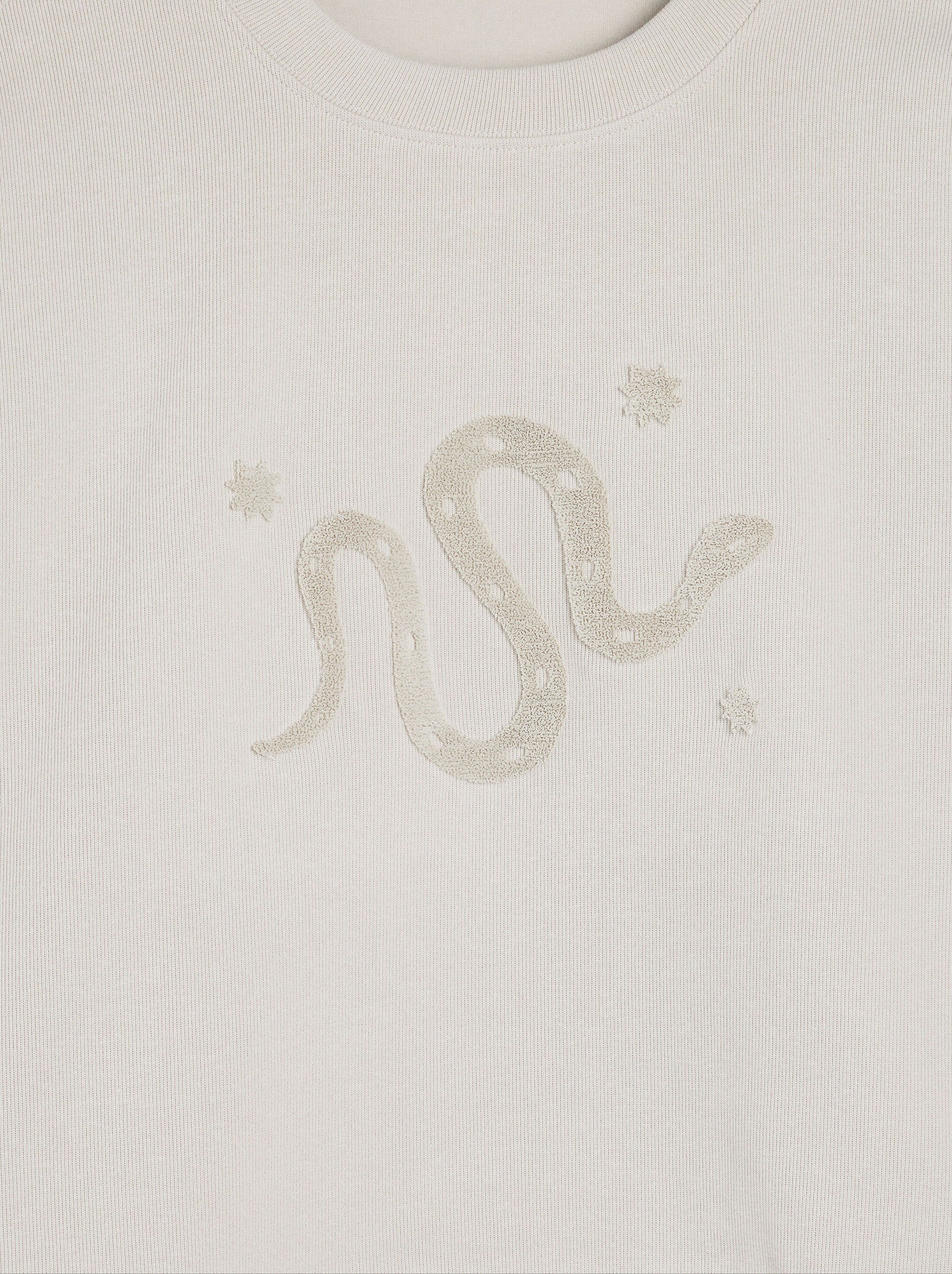 Cotton sweatshirt with patch image number 6.0