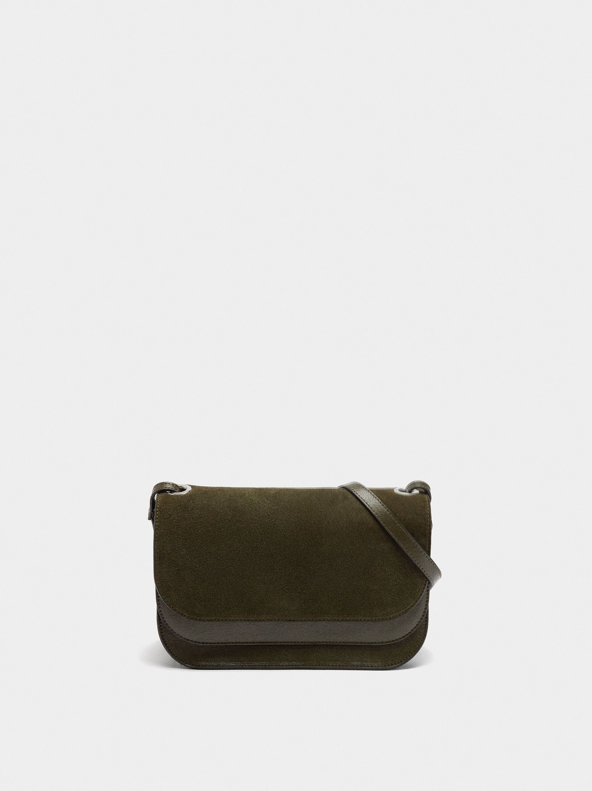 Crossbody bag with double flap image number 0.0