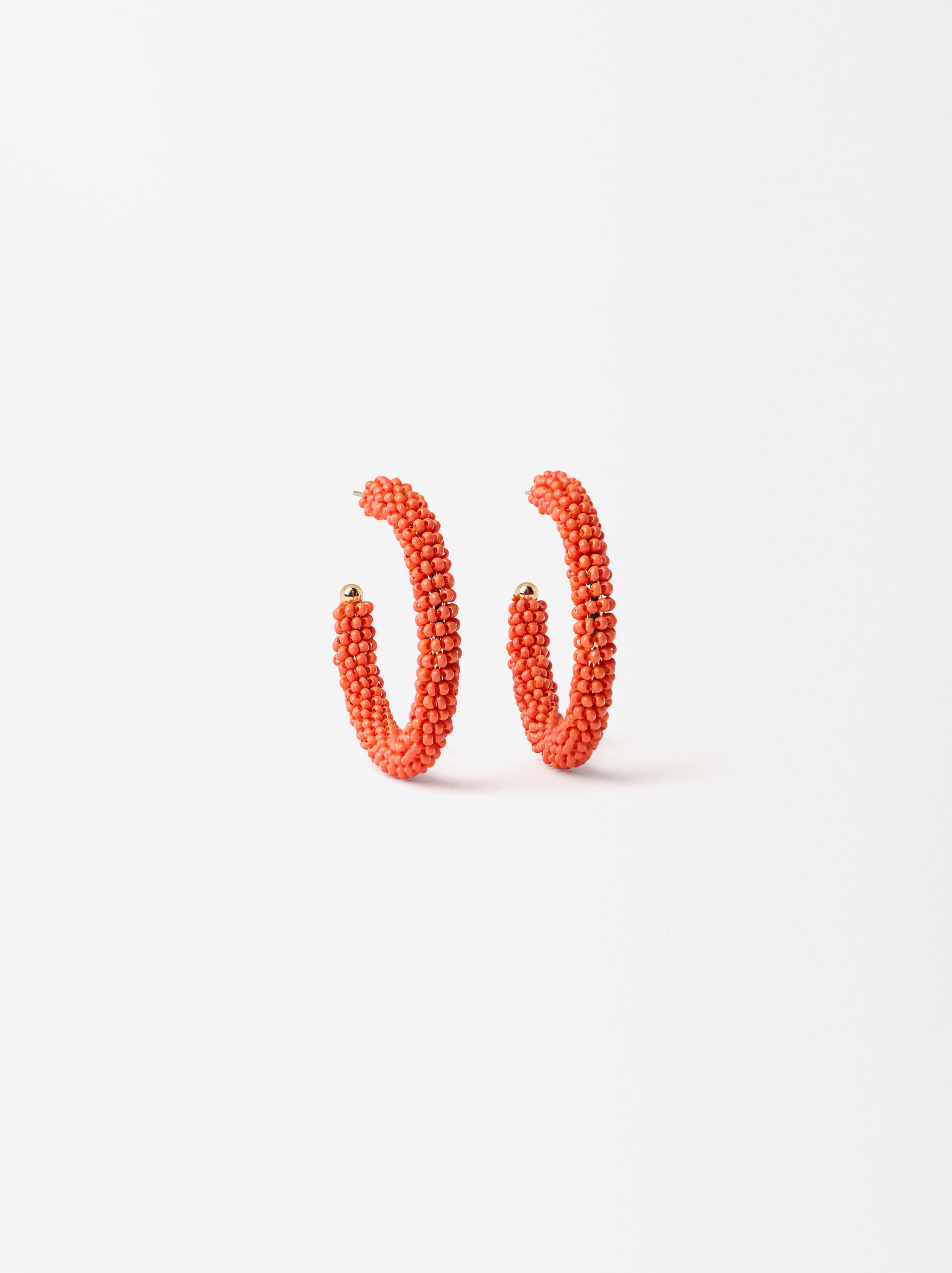 Beaded hoop earrings image number 0.0