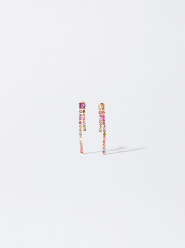 Earrings With Multicolor Crystals image number 0.0